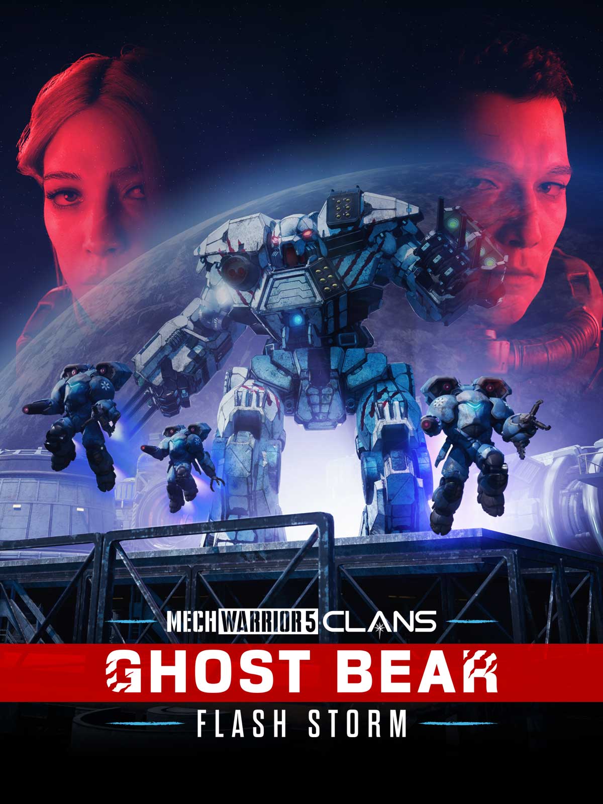 MechWarrior 5: Clans - Ghost Bear: Flash Storm Poster